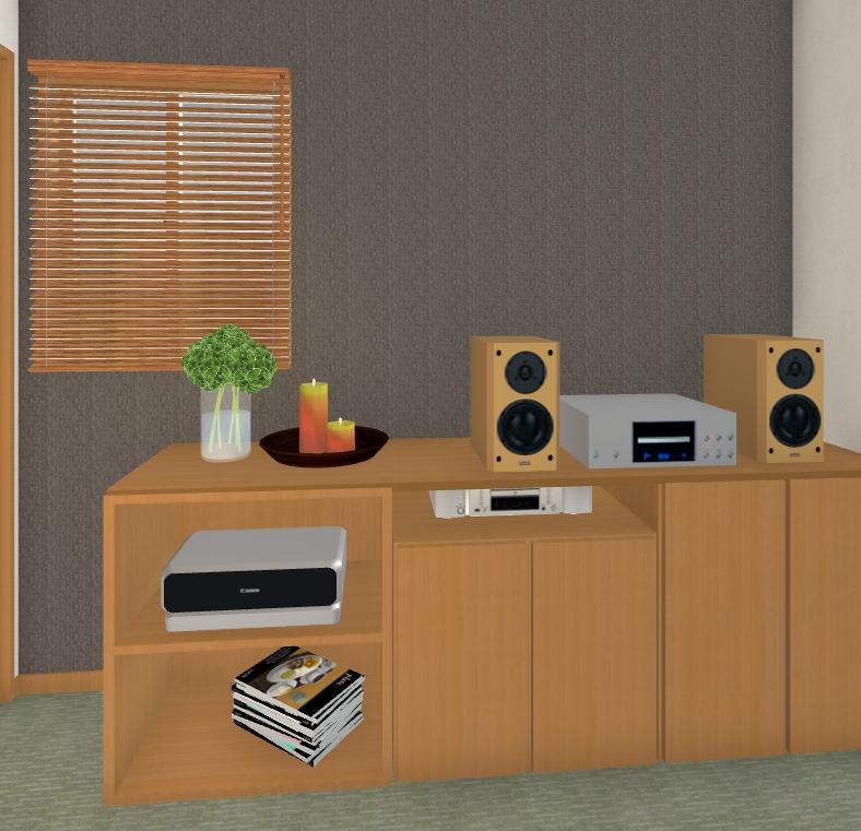 造作オーディオラック