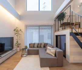 ナチュラルモダンなLDK|岡山モデルハウススタイリング