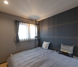 落ち着いた雰囲気の主寝室