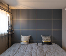 落ち着いた雰囲気の主寝室